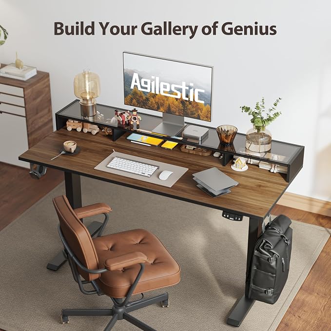 Agilestic Glass Standing Desk — view 5
