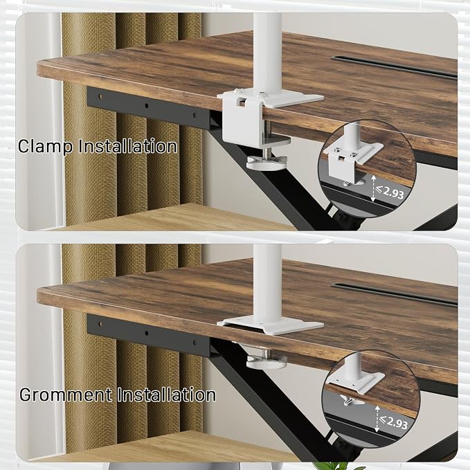 JOY worker Standing Desk Converter, Desktop Workstation Riser — view 8