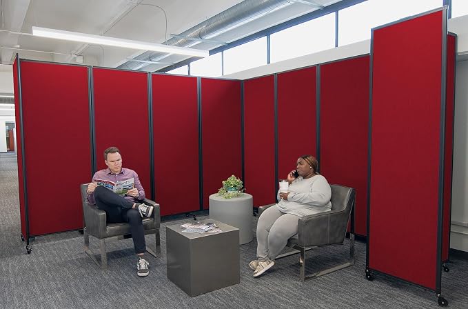 Versare Room Divider 360 Portable Wall Partition | Folding Panels | Large — view 2
