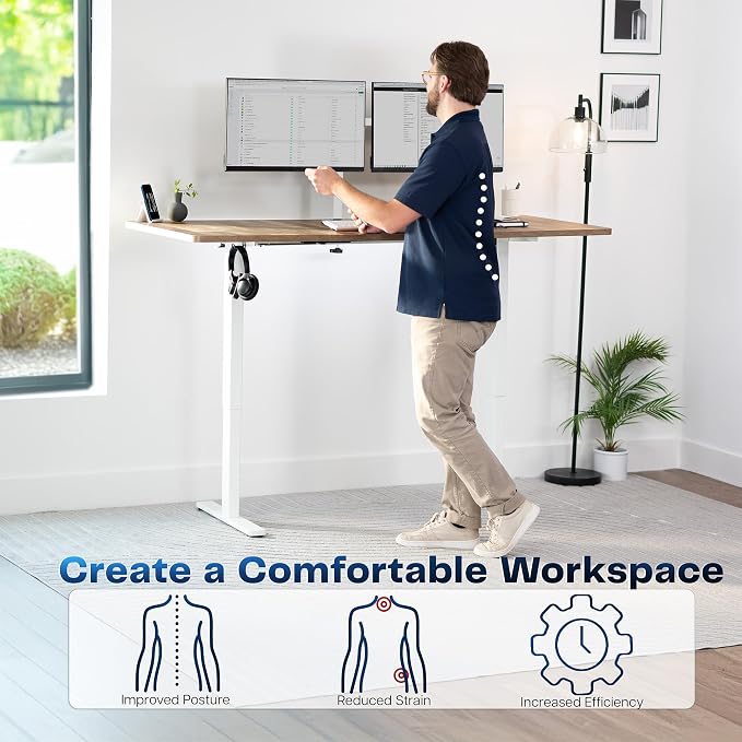 VIVO Electric 71 x 30 in Standing Desk, Memory Height Adjustment, 1B Series — view 4