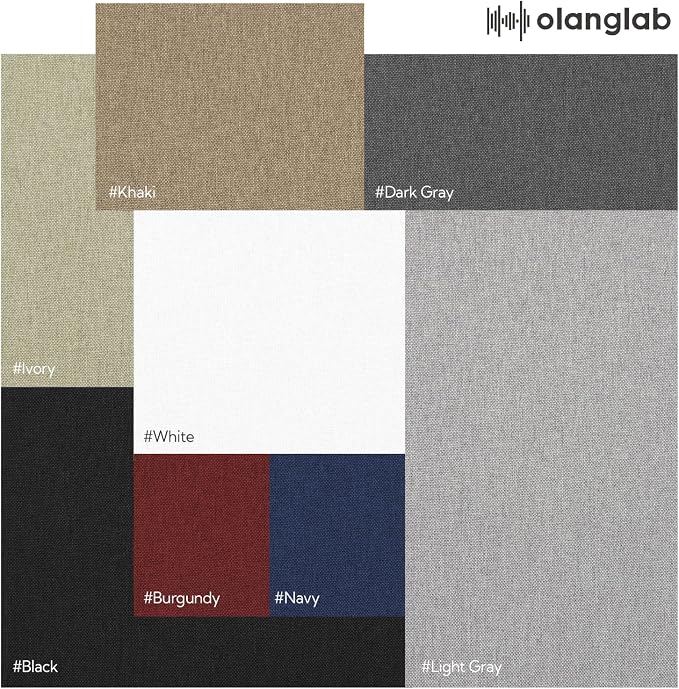 Olanglab Acoustic Panels 2 Pack, Fabric Wrapped Sound Proof Foam Panels — view 3