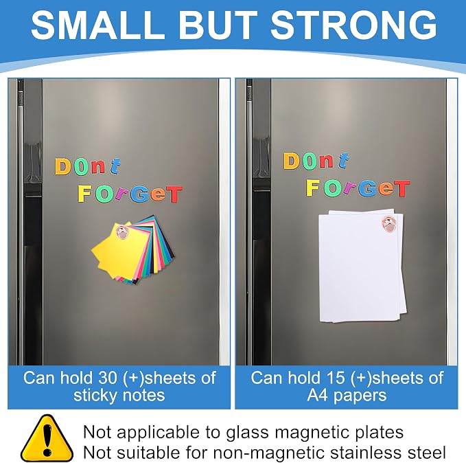 LOVIMAG Fridge Magnets 16Pcs Refrigerator Whiteboard Small Strong Magnet — view 3