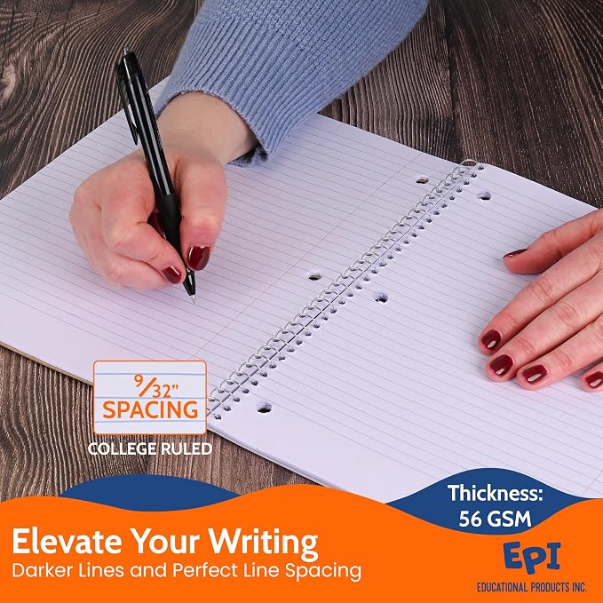 EPI Spiral Notebook | 1 Subject — view 4