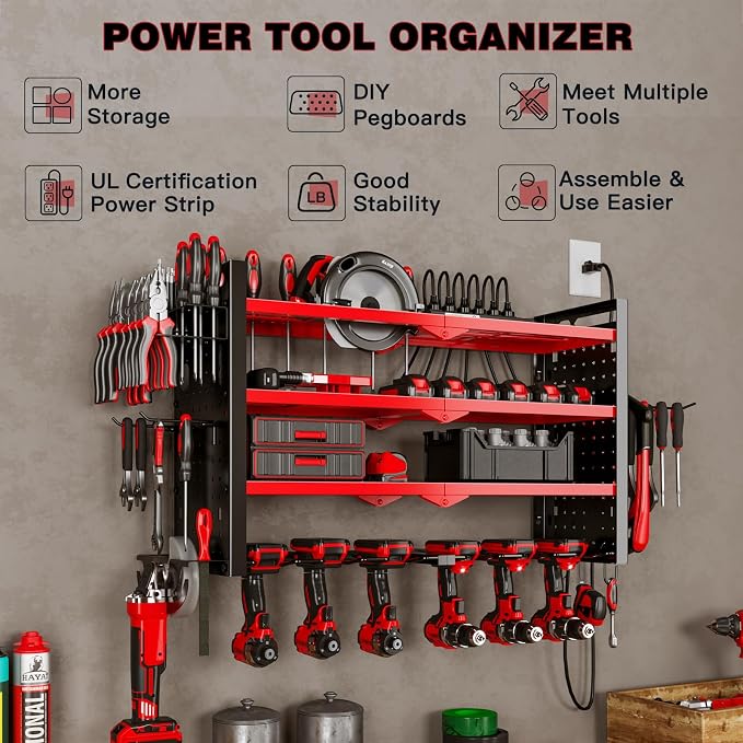 NattyDot Power Tool Organizer Wall Mount — view 4