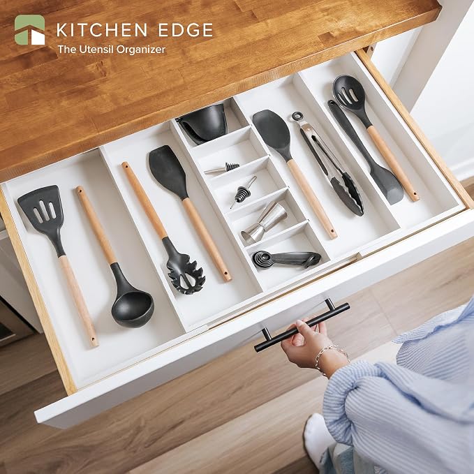 KitchenEdge Adjustable Kitchen Drawer Organizer — view 2