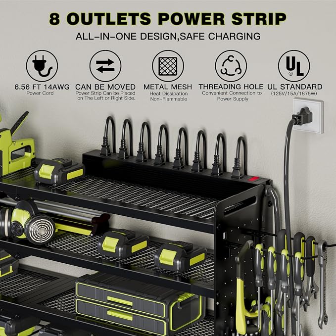 NattyDot Power Tool Organizer Wall Mount — view 4