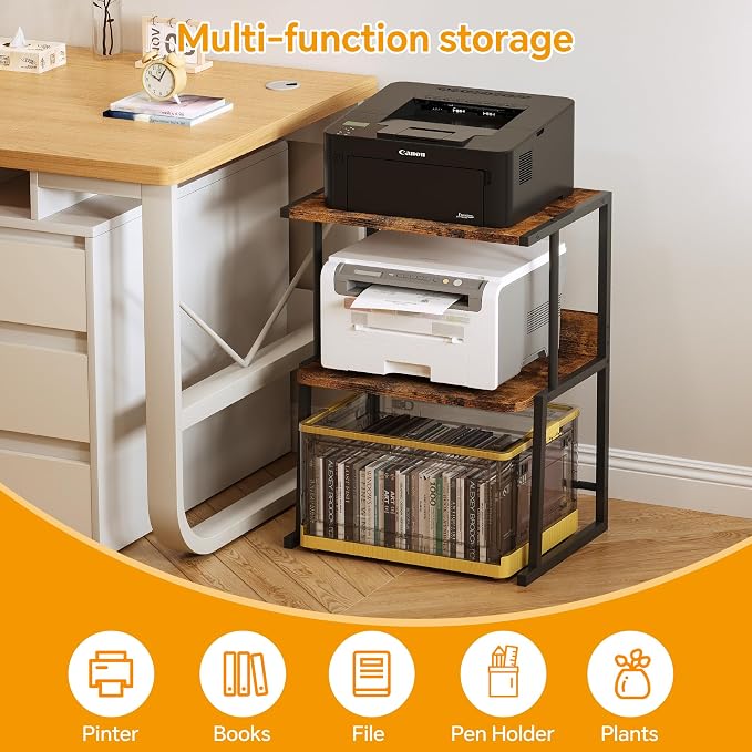 Homeiju Printer Stand for Desk — view 6