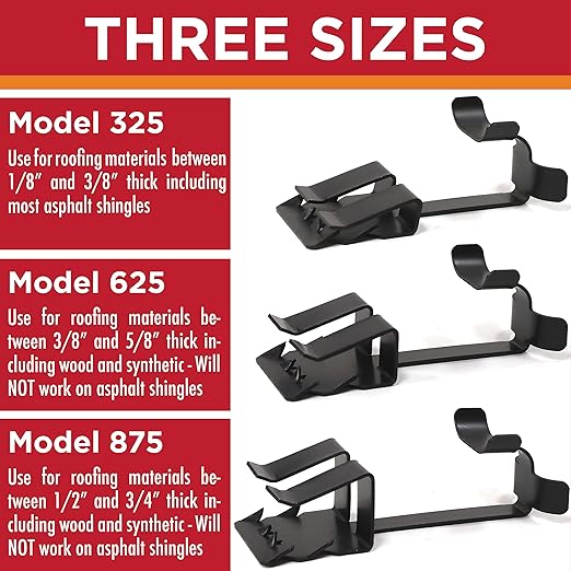 Grip Clip Roof Clips, Safe for Heat Tape, Electric Cable & Roof Heat Cable — view 2