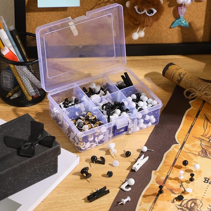 600 Pcs Decorative Push Pins — view 3