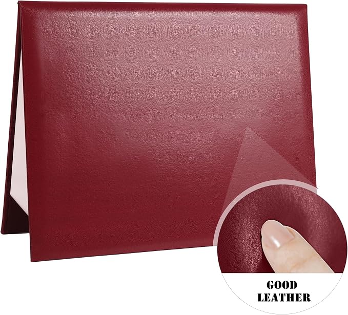 Diploma Cover 8.5” x11” Diploma Holder of Graduation Leatherette Padded — view 3