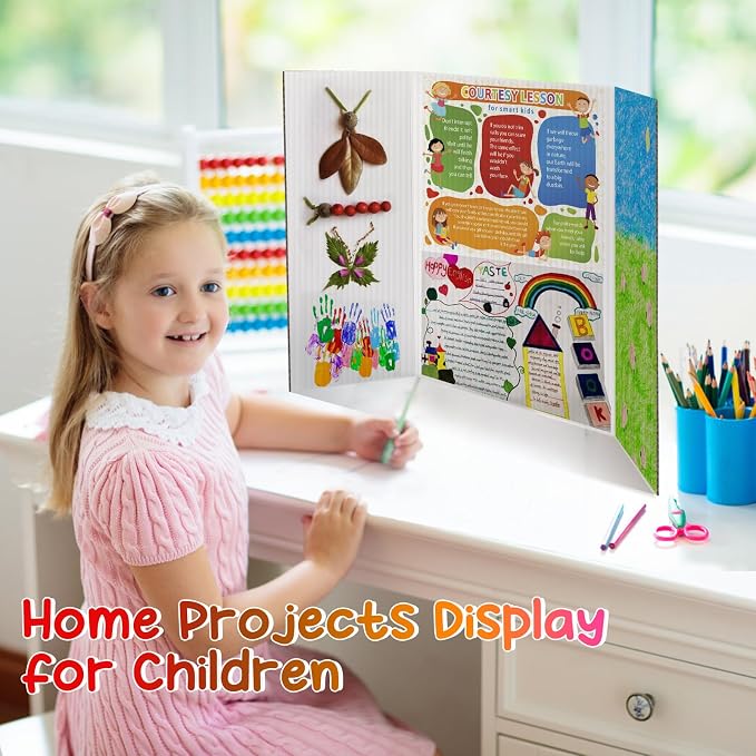 8 PCS Trifold Poster Board — view 3