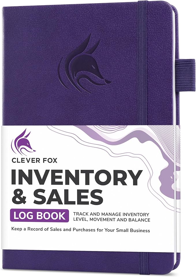 Clever Fox Inventory & Sales Log Book