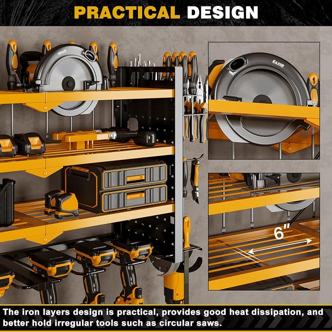 NattyDot Power Tool Organizer Wall Mount — view 6