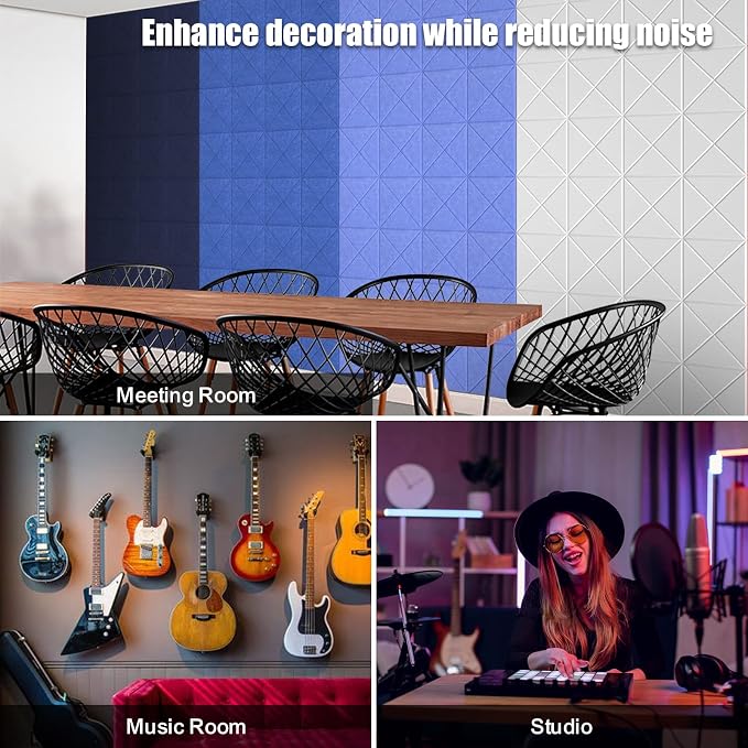 Sonicism 12 Pack X-Lined Acoustic Panels — view 8