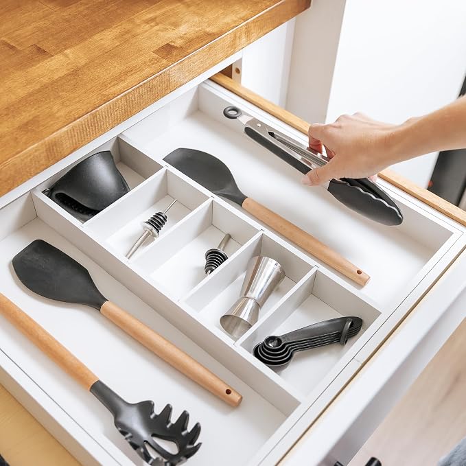KitchenEdge Adjustable Kitchen Drawer Organizer — view 6
