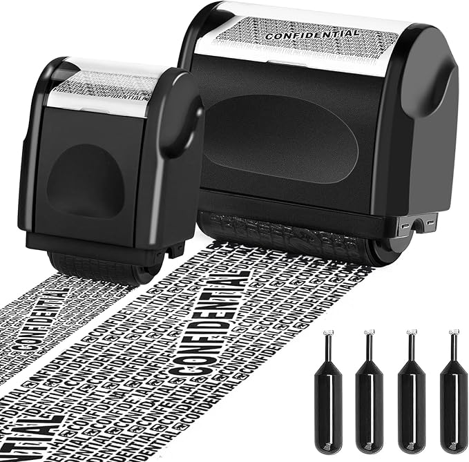 Identity Theft Protection Roller Stamp