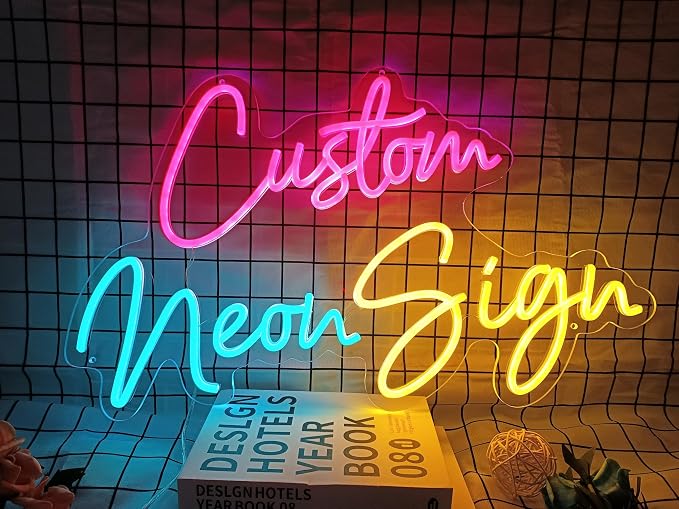 Custom Neon Sign, Gifts for girl, Wedding Party, Salon.led sign &Company Logo