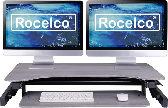 Rocelco 37.5" Height Adjustable Standing Desk Converter — view 5