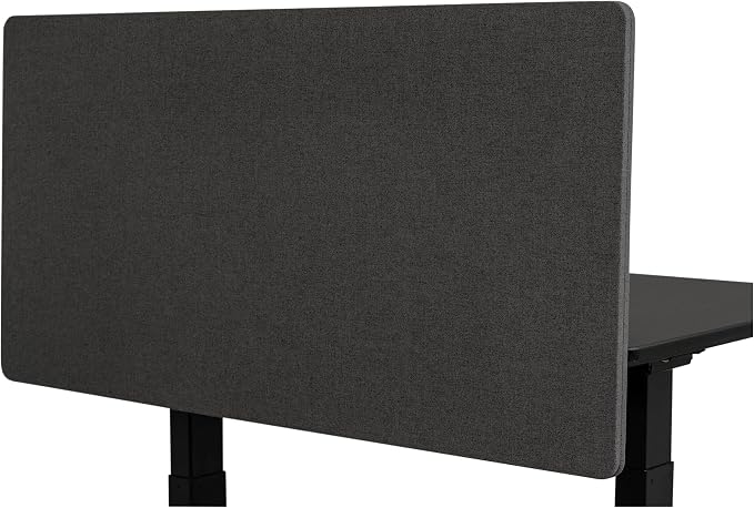 Stand Up Desk Store ReFocus Clamp-on Acoustic Desk Divider Privacy Panel That