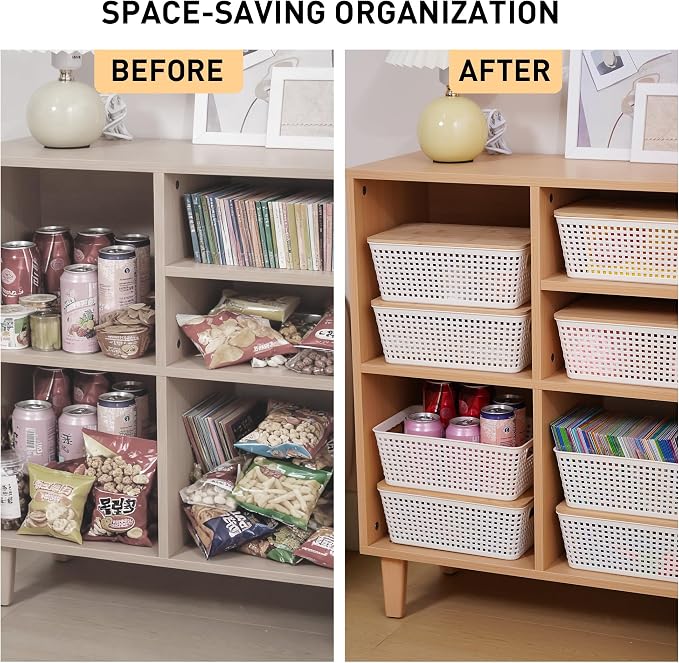 Anywish Small Storage Bins — view 9