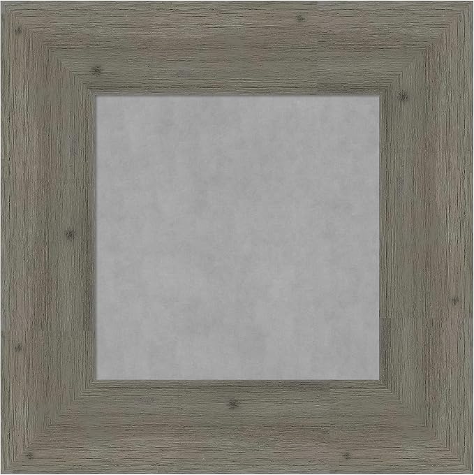Amanti Art Grey Framed Magnetic Board 19x19 X-Small Vision Board