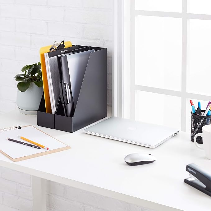 Amazon Basics Plastic Desk Organizer — view 6