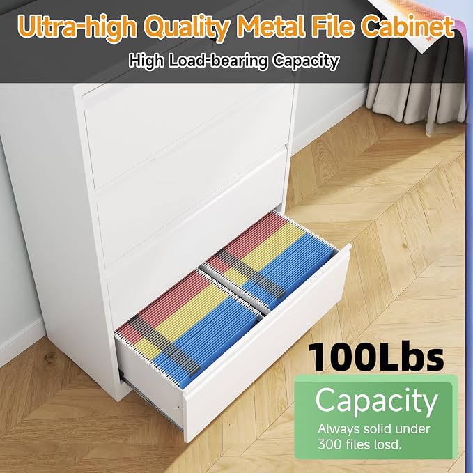 LONGLINK 4 Drawer Lateral File Cabinets — view 5
