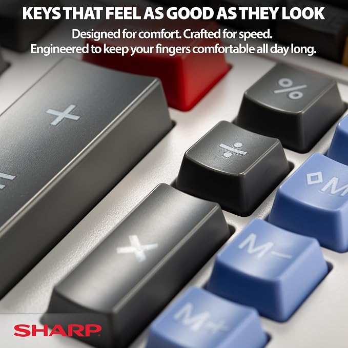 Sharp EL-1197PIII Heavy Duty Color Printing Calculator — view 6