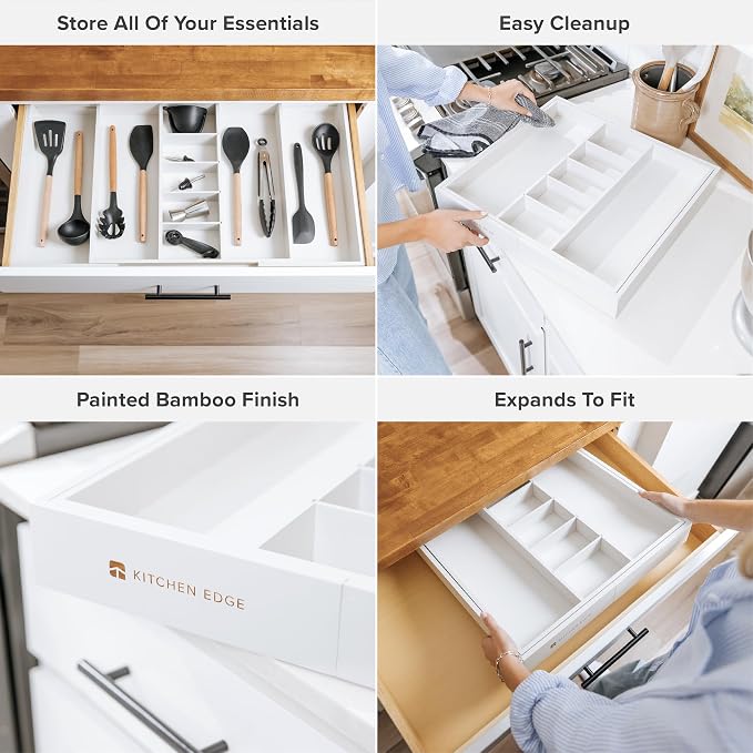 KitchenEdge Adjustable Kitchen Drawer Organizer — view 3
