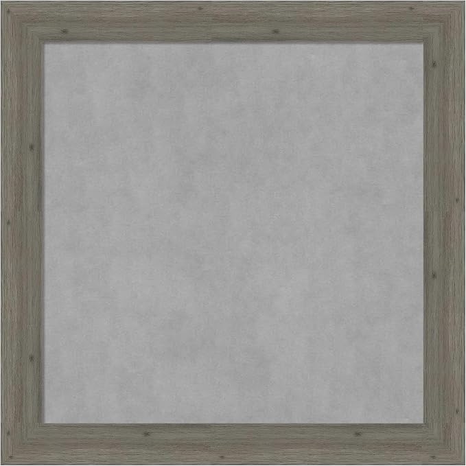 Amanti Art Grey Framed Magnetic Board 29x29 Medium Vision Board