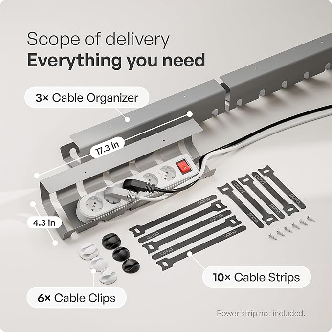 PAMO Cable Management Under Desk — view 3
