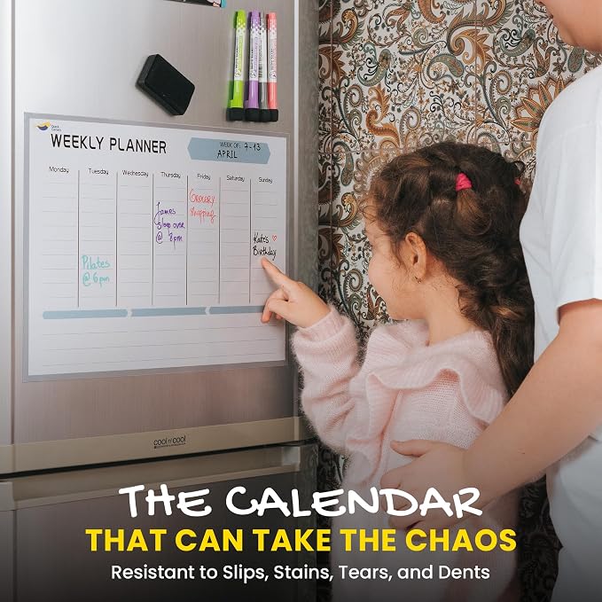 Magnetic Weekly Planner for Fridge — view 3