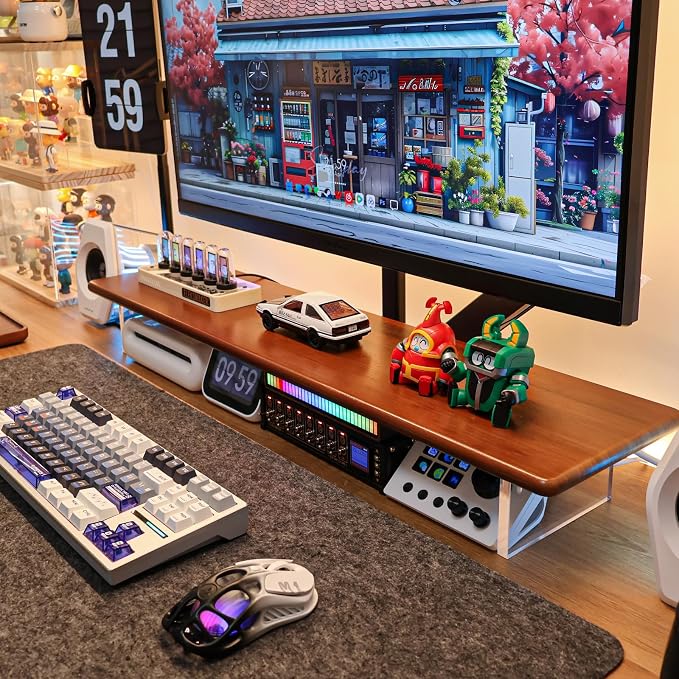 ROCDEER Bamboo Monitor Stand Riser — view 8