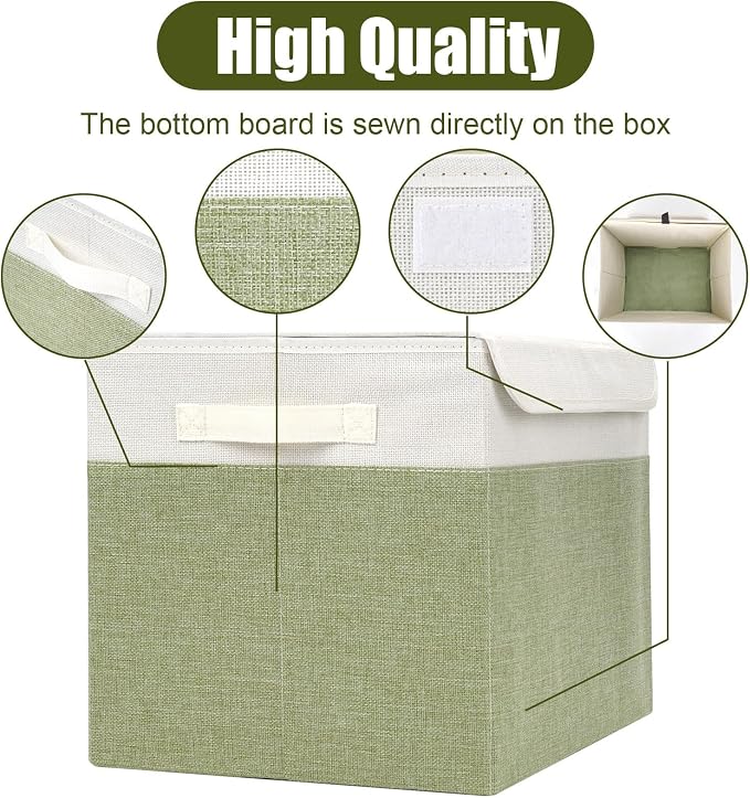 Large 17" 42 Quarts Collapsible Stackable Storage Bins — view 5