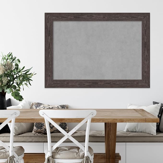 Amanti Art Black Framed Magnetic Board 30x42 Large Vision Board — view 5