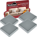 Yelanon Furniture Coasters, Rubber Furniture Feet, Anti Slide Floor Protector