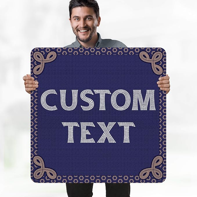 Custom Sign, Custom Street Sign, 11 Font Colors, 13 Font Styles, 4 Hole Options — view 2