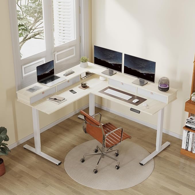 FLEXISPOT 63" L Shaped Standing Desk — view 2