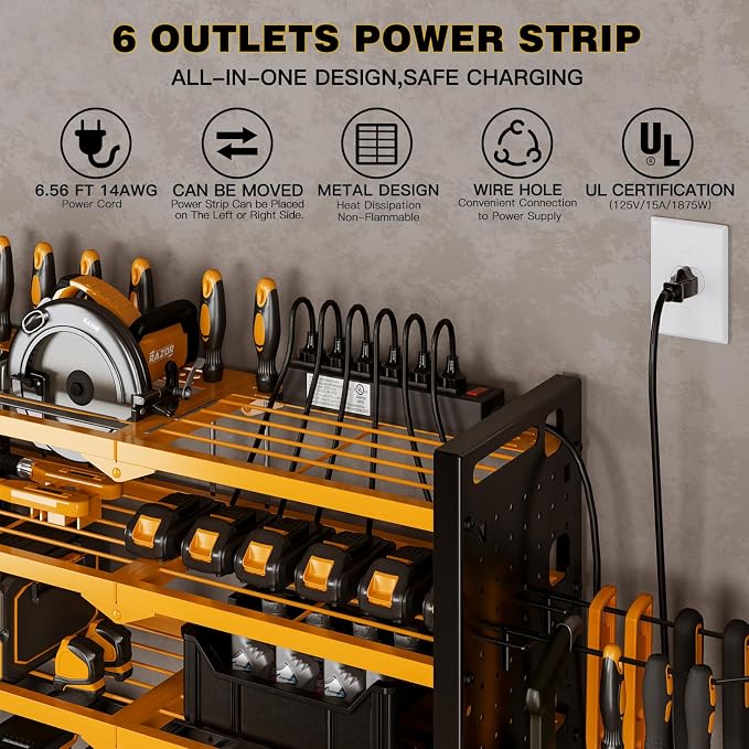 NattyDot Power Tool Organizer Wall Mount — view 2