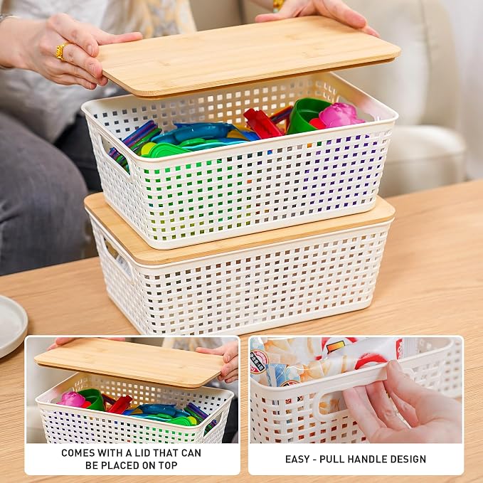 Anywish Small Storage Bins — view 6