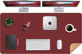 Desk Mat 47" x 23.7" Leather Desk Pad Protector