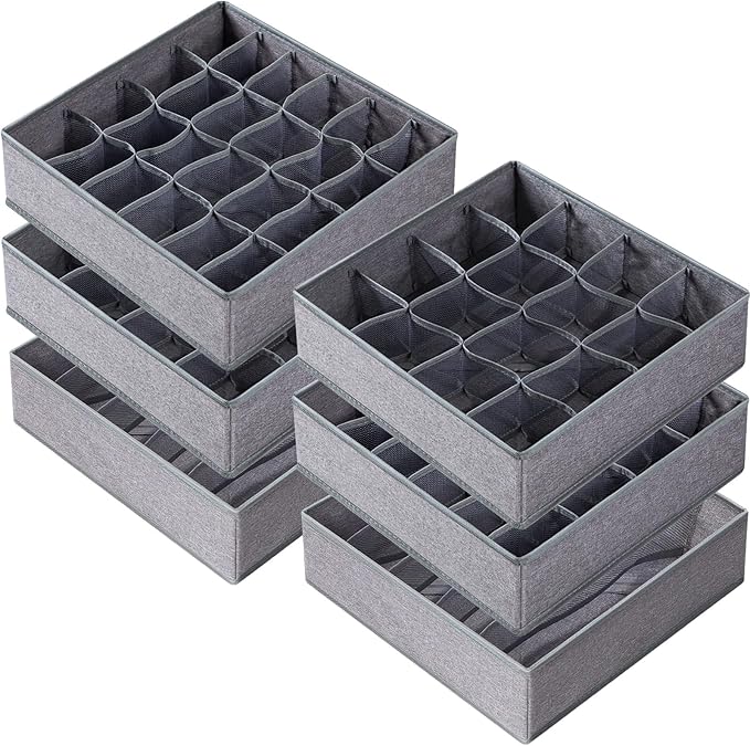 Criusia 6 Pack Large Drawer Organizer