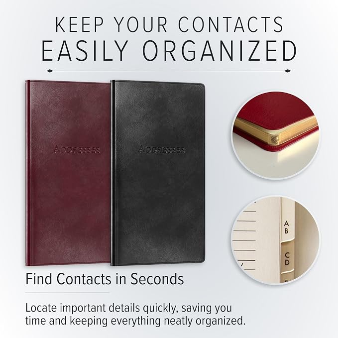 Gallery Leather Small Address Book — view 3