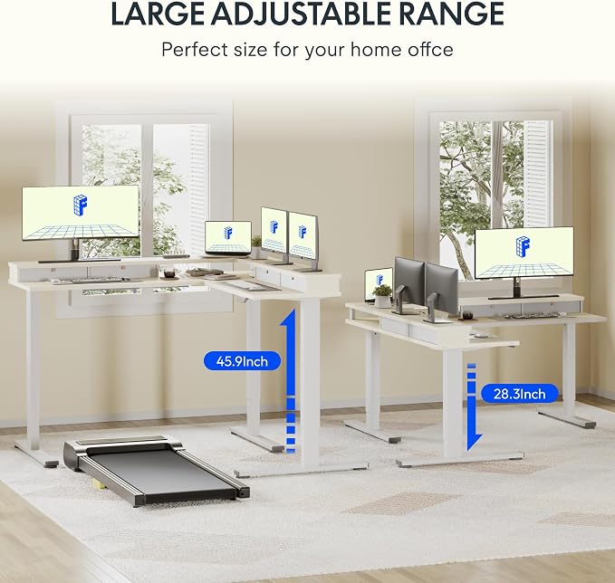 FLEXISPOT 63" L Shaped Standing Desk — view 8
