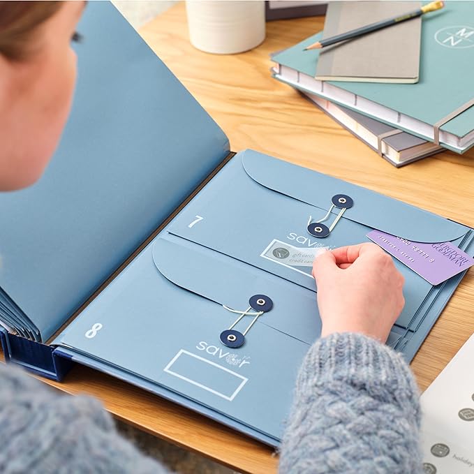 Savor | The Folio™ Document Organizer 2025 Edition | Acid-Free Custom Dyed — view 5