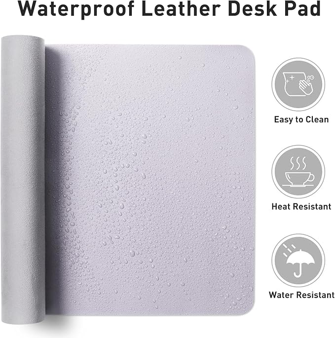 Aothia Large PU Leather Desk Pad Protector — view 8