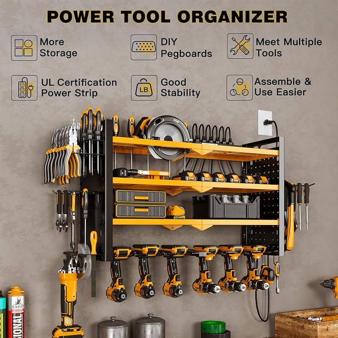 NattyDot Power Tool Organizer Wall Mount — view 4