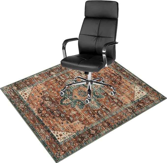 Anidaroel 48"x60" Chair Mat for Hardwood Floor/Tile Floor, Desk Chair Mat for