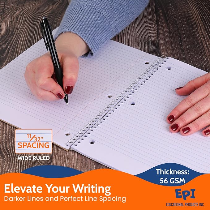 EPI Spiral Notebook | 5 Subject — view 5