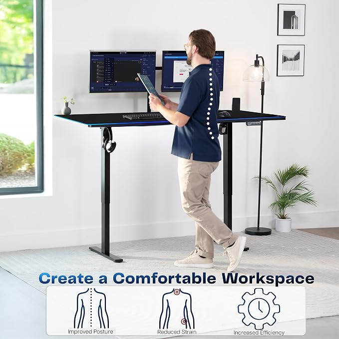 VIVO Electric 71 x 36 in Standing Desk — view 4